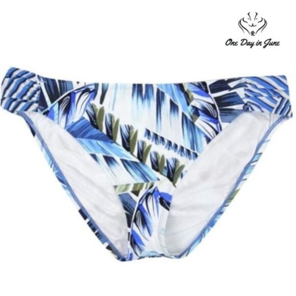 La Blanca Side Shirred Hipster Bikini Bottom Swimsuit Size 14 - Picture 1 of 4